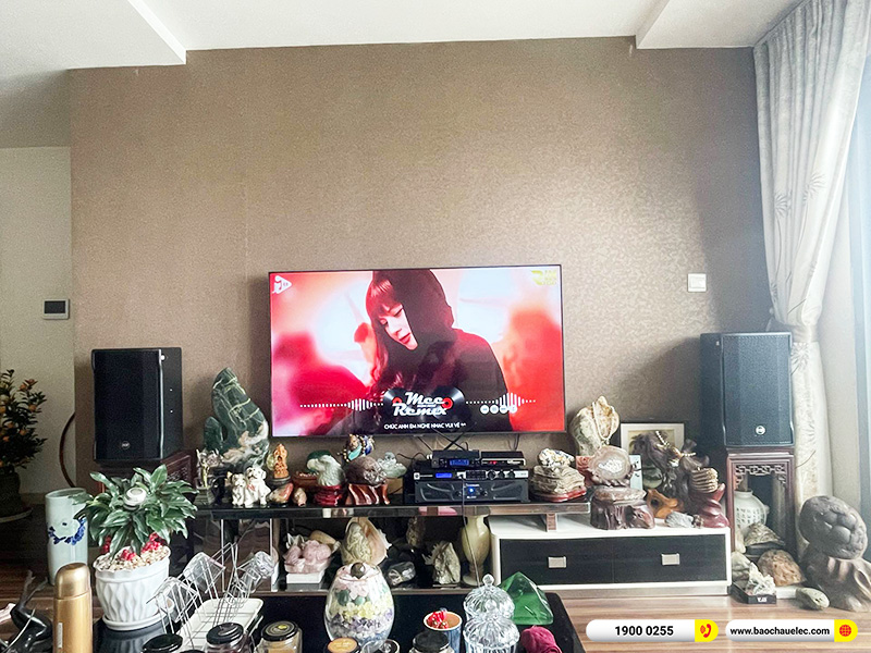 Lắp đặt dàn karaoke trị giá khoảng 80 triệu cho chú Cường tại Hà Nội (RCF CMAX 4110, Crown Xli2500, KX180A, JBL VM200)
