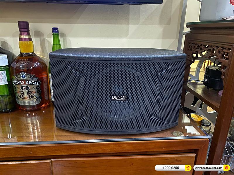 Lắp đặt dàn karaoke Denon gần 20tr cho cô Huyền tại Hà Nội (Denon DP-C10, BKSound DP4500, BCE UGX12) 