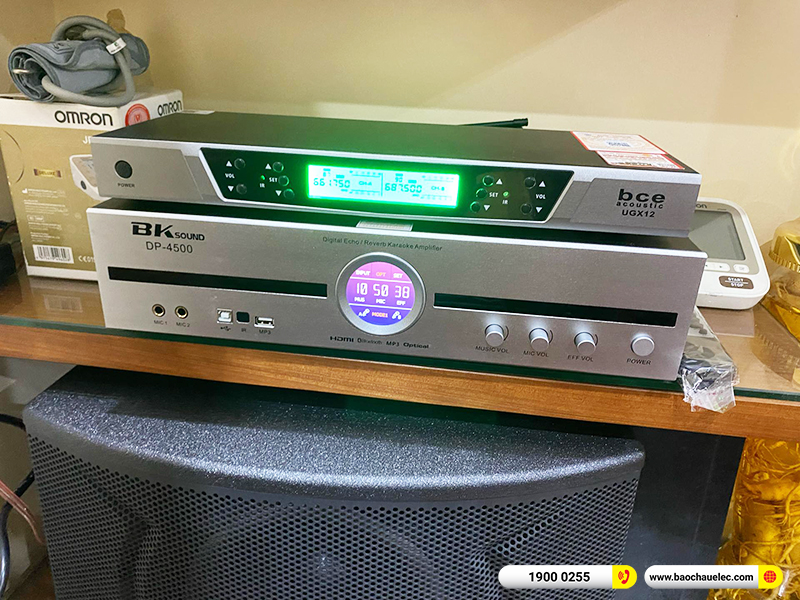 Lắp đặt dàn karaoke Denon gần 20tr cho cô Huyền tại Hà Nội (Denon DP-C10, BKSound DP4500, BCE UGX12) 