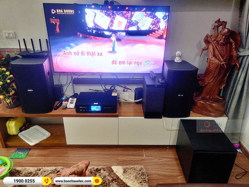 Lắp đặt dàn karaoke gia đình anh Hảo tại Hà Nội