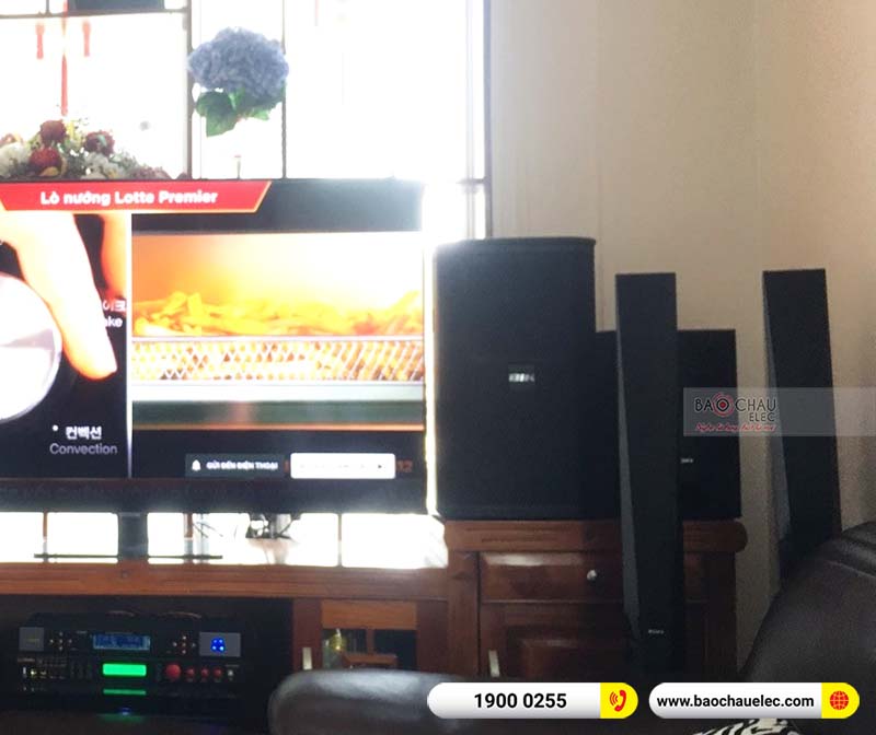 Lắp đăt dàn karaoke gia đình anh Hưng tại Hà Nội
