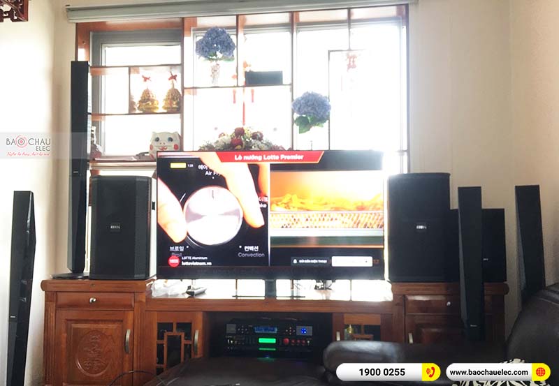 Lắp đăt dàn karaoke gia đình anh Hưng tại Hà Nội