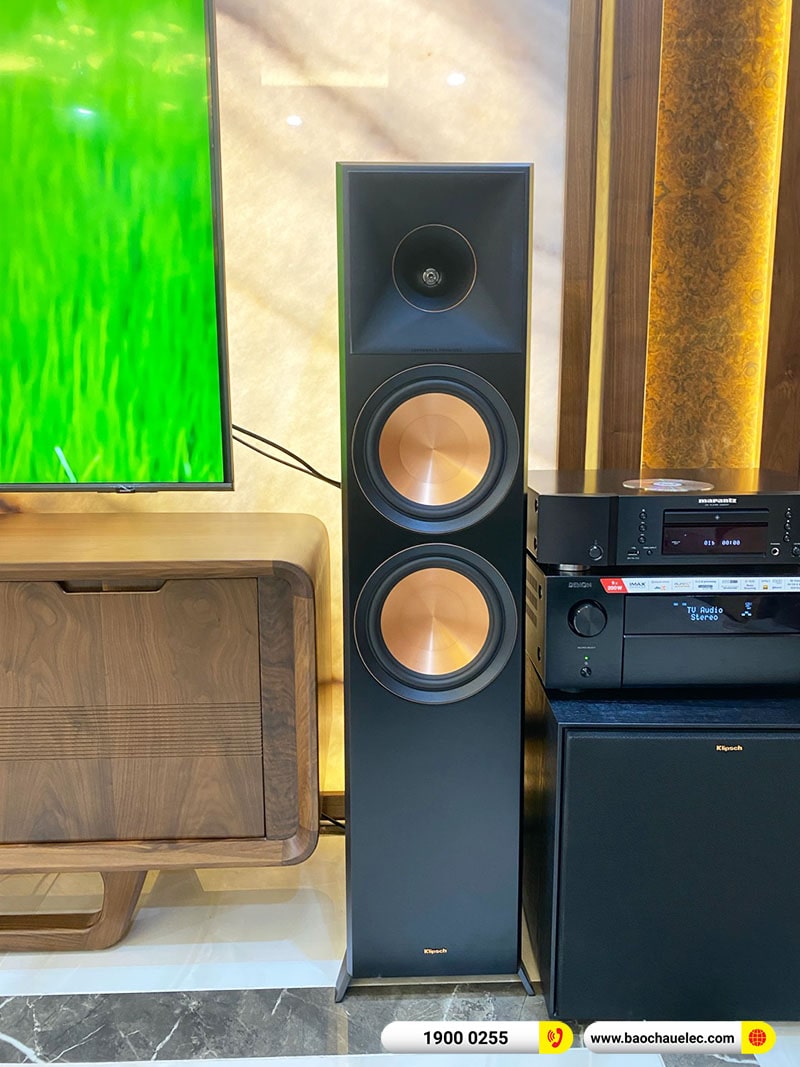 Lắp đặt dàn nghe nhạc trị giá hơn 90 triệu cho anh Mạnh tại Hà Nội (Klipsch RP-8000F II, Denon AVC-X4700H, Maranzt CD6007, Klipsch R-121SW)