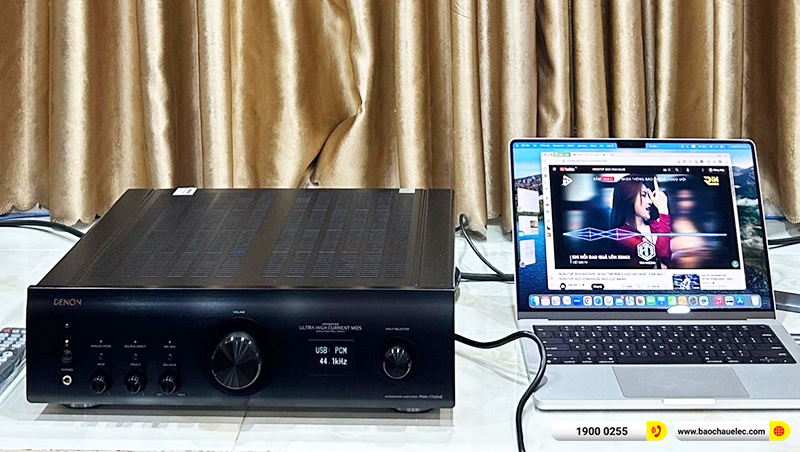 Lắp đặt dàn nghe nhạc trị giá gần 80 triệu cho anh Trung tại Hải Phòng (JBL Studio 698, Denon PMA 1700NE) 