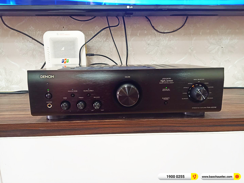 Lắp đặt dàn nghe nhạc trị giá gần 20 triệu cho anh Trung tại Hà Nội (JBL Stage A130, Denon PMA-600NE)