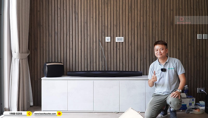 Lắp đặt bộ loa 5.1 soundbar B&W Formation + Soundbar B&O Beosound cho anh Khánh tại Hà Nội