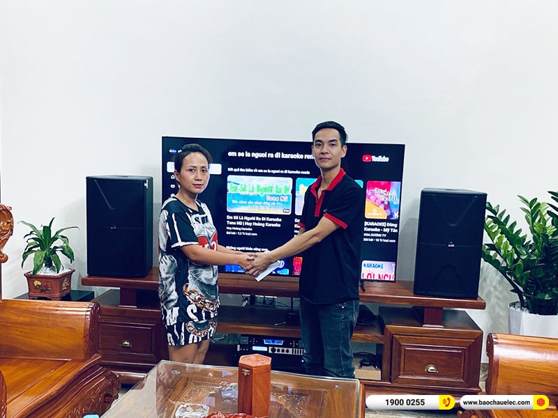 Lắp đặt dàn karaoke trị giá gần 40 triệu cho anh Doanh tại Hà Nội (Alto AT2000II, VM620A, X6 Luxury, SW612B, BIK BJ-U500) 