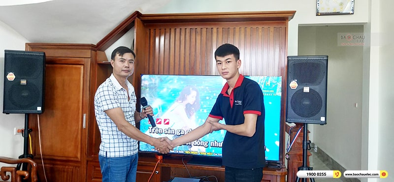 Lắp đặt dàn karaoke trị giá gần 60 triệu cho anh Tuyến tại Hà Nội (BMb CSS 1210SE, VM630A, KX180A, BJ-W66 Plus, JBL VM300)