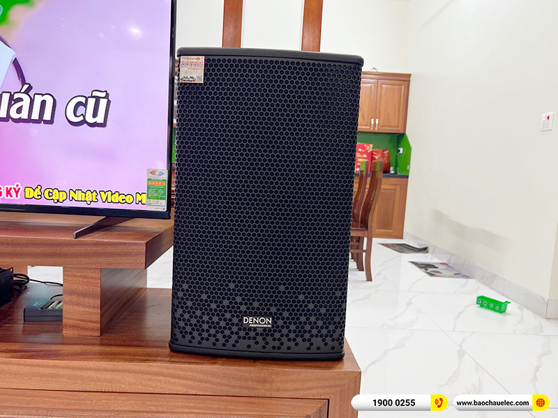 Lắp đặt dàn karaoke trị giá khoảng 30 triệu cho anh Văn Anh tại Hà Nội (Denon DP-R212, APP MZ66, X5 Plus, U900 Plus X)