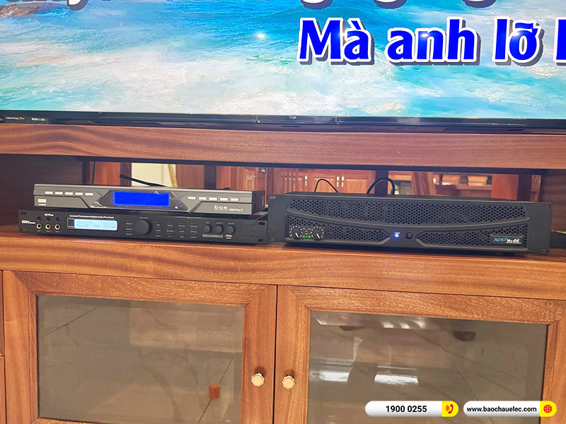 Lắp đặt dàn karaoke trị giá khoảng 30 triệu cho anh Văn Anh tại Hà Nội (Denon DP-R212, APP MZ66, X5 Plus, U900 Plus X)