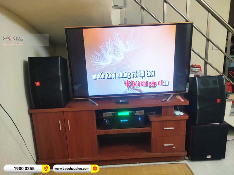 Lắp đăt dàn karaoke gia đình chị Lương tại Hà Nội