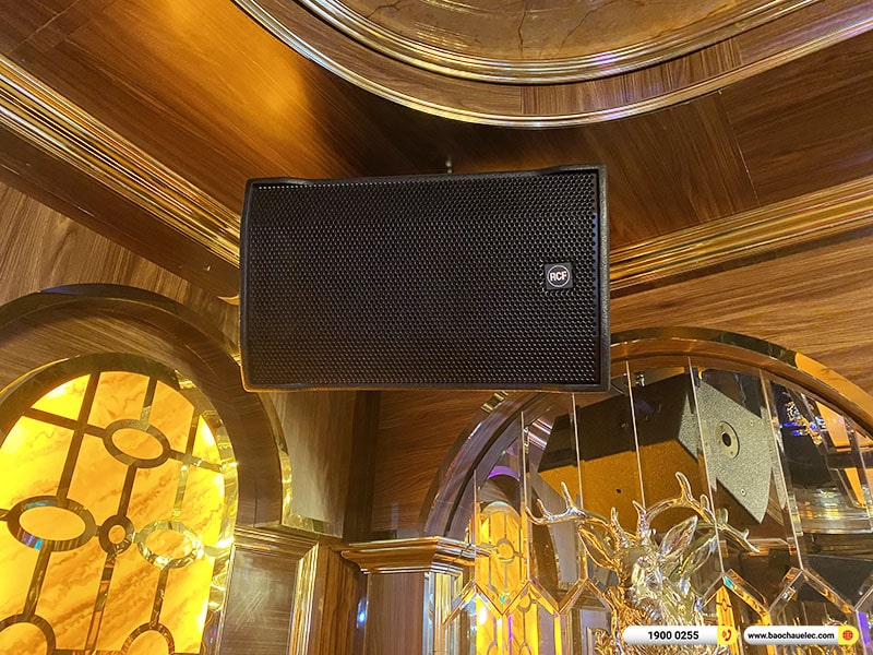 Lắp đặt dàn karaoke kinh doanh cho ẩm thực Nhà Sàn Quán tại Hà Nội (RCF CMAX 4112, STD13002, Famosound 7213, VM1020A, KX180A, S8018II, JBL VM300,…) 