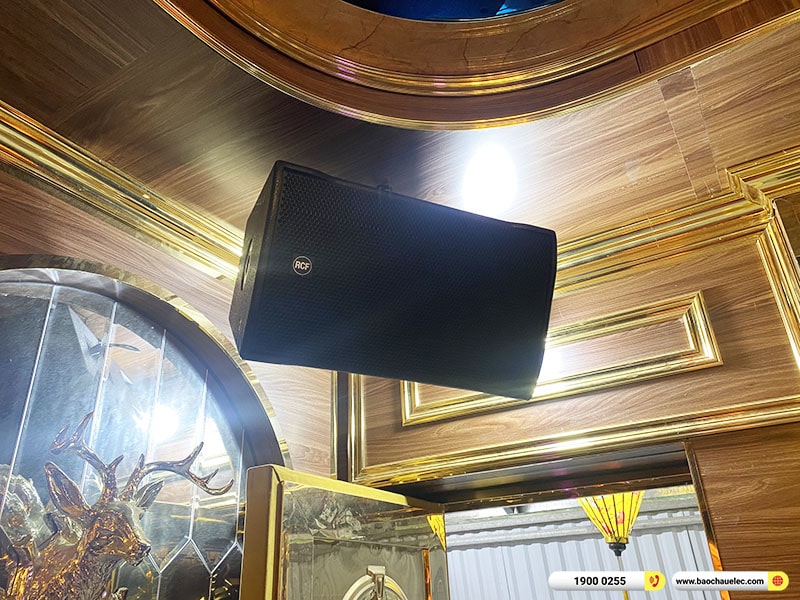 Lắp đặt dàn karaoke kinh doanh cho ẩm thực Nhà Sàn Quán tại Hà Nội (RCF CMAX 4112, STD13002, Famosound 7213, VM1020A, KX180A, S8018II, JBL VM300,…) 