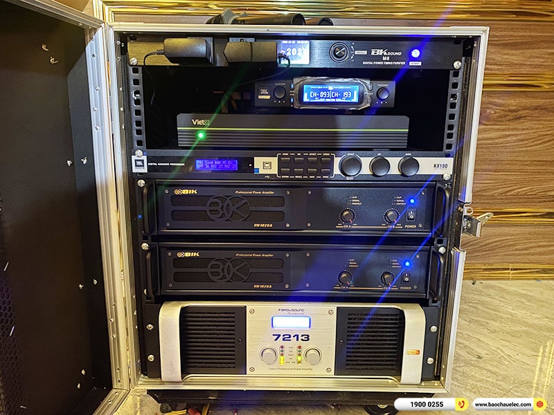 Lắp đặt dàn karaoke kinh doanh cho ẩm thực Nhà Sàn Quán tại Hà Nội (RCF CMAX 4112, STD13002, Famosound 7213, VM1020A, KX180A, S8018II, JBL VM300,…) 