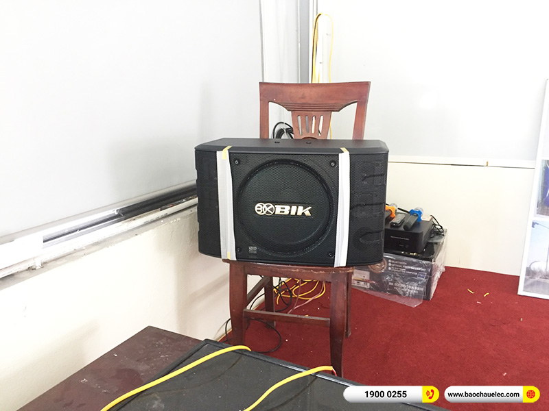 Lắp đặt dàn âm thanh 21tr cho Trung tâm sát hạch lái xe Thái Việt tại Hà Nội (BIK BS-999X, DKA 6500, BIK Pro 8X)