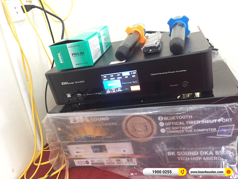 Lắp đặt dàn âm thanh 21tr cho Trung tâm sát hạch lái xe Thái Việt tại Hà Nội (BIK BS-999X, DKA 6500, BIK Pro 8X)