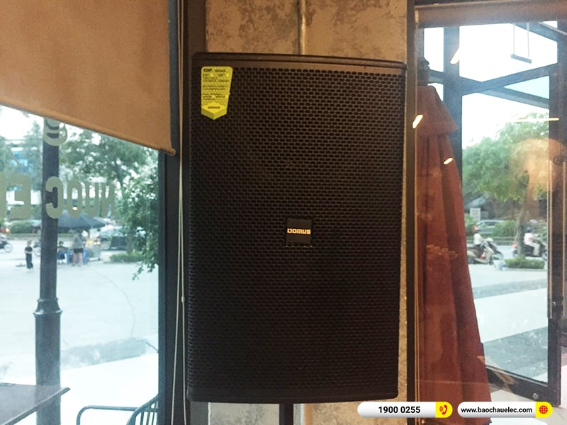 Lắp đặt dàn âm thanh hơn 58tr cho Nhà hàng T'rome - Bistro and Coffee tại Hà Nội (Domus DP6150, VM830A, X6 Luxury, W88 Plus, UGX12 Plus,…)
