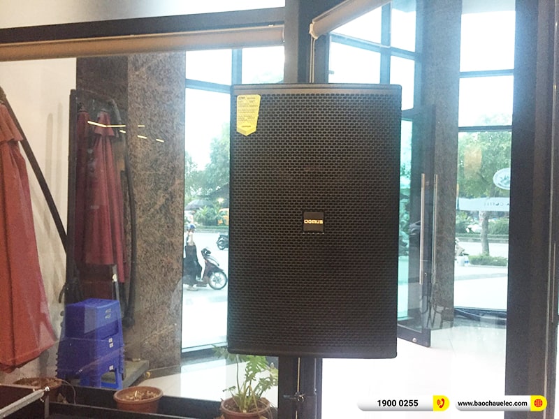Lắp đặt dàn âm thanh hơn 58tr cho Nhà hàng T'rome - Bistro and Coffee tại Hà Nội (Domus DP6150, VM830A, X6 Luxury, W88 Plus, UGX12 Plus,…)