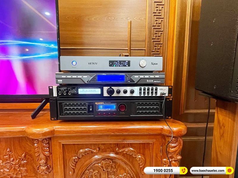Lắp đặt dàn karaoke trị giá gần 50 triệu cho anh Cường tại Hà Nội (Alto AT2000II, BPA-6200, X6 Luxury, BJ-W25, U900 Plus X, 4K Plus) 