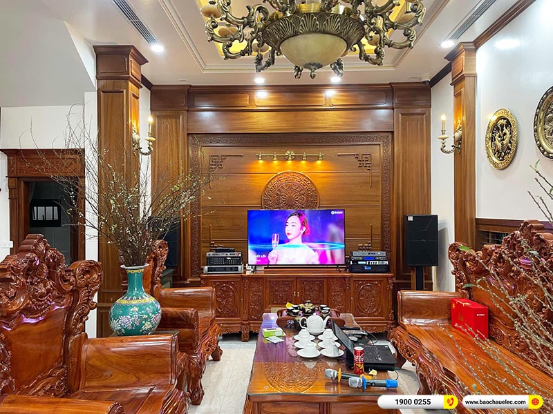 Lắp đặt dàn karaoke trị giá gần 50 triệu cho anh Cường tại Hà Nội (Alto AT2000II, BPA-6200, X6 Luxury, BJ-W25, U900 Plus X, 4K Plus) 
