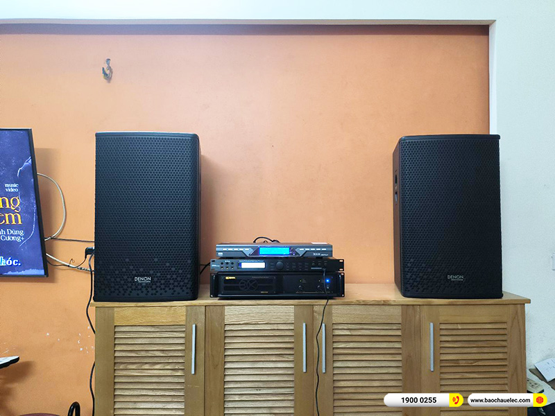Lắp đặt dàn karaoke trị giá khoảng 30 triệu cho anh Đại tại Hà Nội (Denon Pro DP-R212, VM620A, X5 Plus, U900 Plus X)