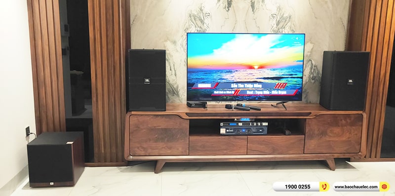 Lắp đặt dàn karaoke trị giá hơn 80 triệu cho anh Dự tại Hà Nội (JBL KP4012 G2, Crown T7, KX180A, JBL A120P, JBL VM200) 