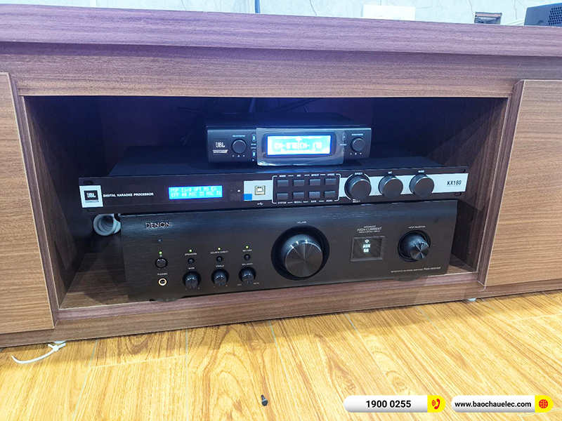 Lắp đặt dàn nghe nhạc, karaoke trị giá hơn 70 triệu cho anh Hải tại Hà Nội (JBL Studio 680, PMA-900HNE, KX180A, JBL VM300) 