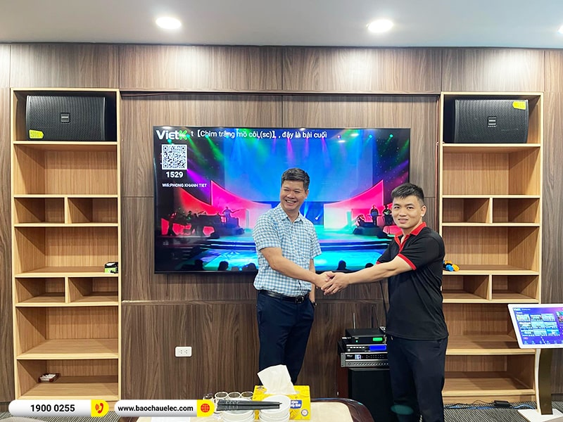 Lắp đặt dàn karaoke trị giá hơn 40tr cho anh Huy tại Hà Nội (Domus DP6120 Max, DP3600 New, SW612C, U900 Plus X,…) 