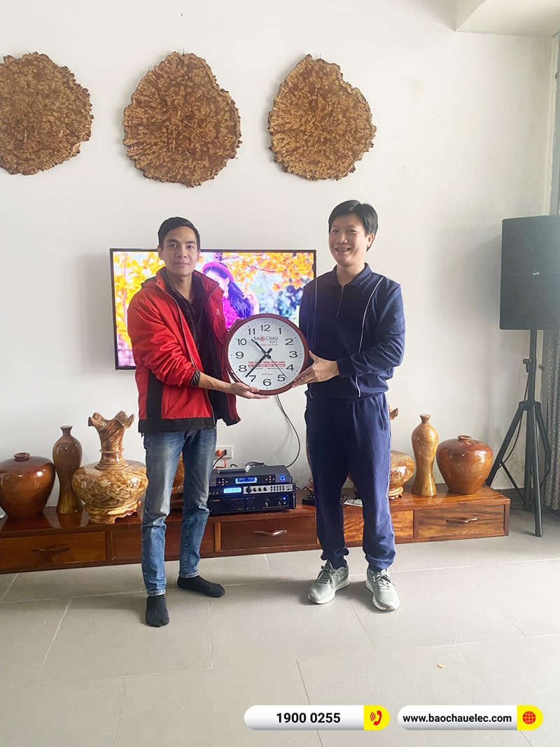 Lắp đặt dàn karaoke trị giá gần 40 triệu cho anh Lanh tại Hà Nội (Alto AT2000II, VM620A, X6 Luxury, SW612B, BIK BJ-U500) 