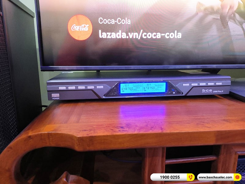 Lắp đặt dàn karaoke trị giá khoảng 40 triệu cho anh Lương tại Hà Nội (JBL CV1252T, Crown T5, BKSound X5 Plus, SW612C, BCE U900 Plus X) 
