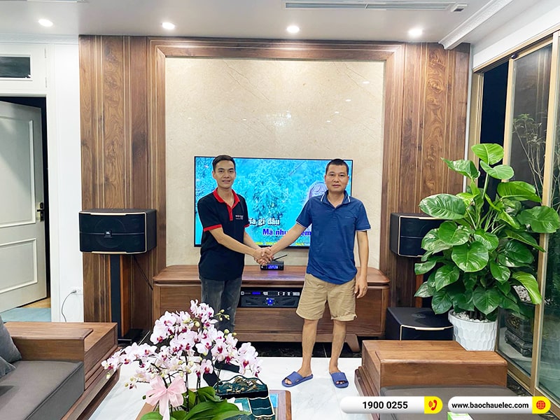 Lắp đặt dàn karaoke trị giá hơn 70tr cho anh Phong tại Hà Nội (JBL Pasion 12, Xli3500, KX180A, Pasion 12SP, VM300, BKSound M8)