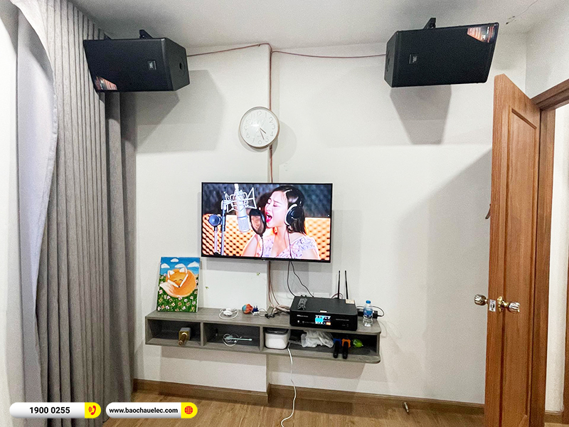 Lắp đặt d&agrave;n karaoke JBL hơn 29tr cho anh Quế tại H&agrave; Nội (JBL MTS12, BKSound DKA 6500) 