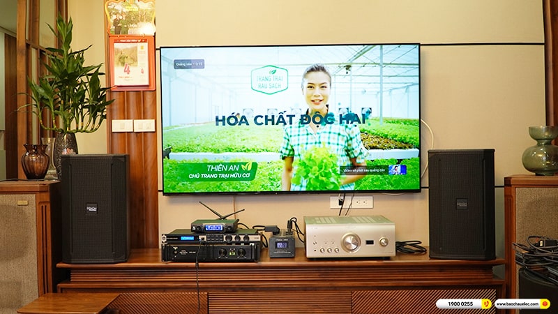 Lắp đặt d&agrave;n karaoke trị gi&aacute; hơn 70 triệu cho anh T&acirc;n tại H&agrave; Nội 
