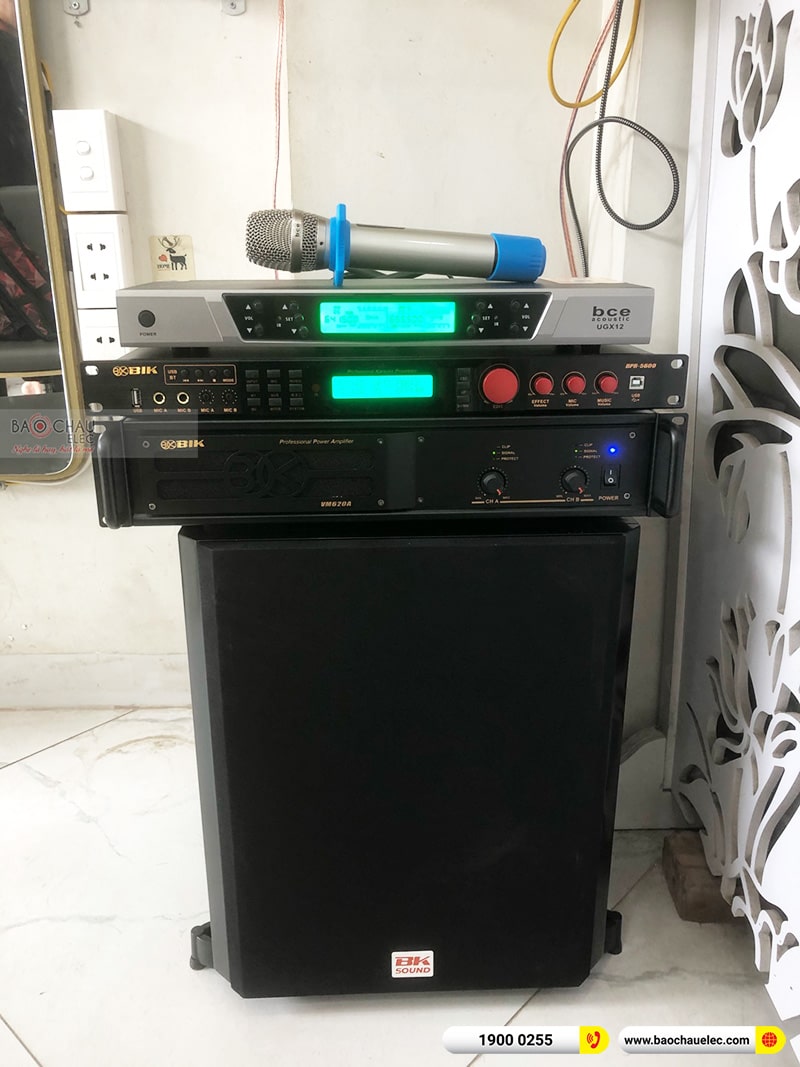 Lắp đặt dàn karaoke trị giá hơn 30 triệu cho anh Thắng tại Hà Nội 