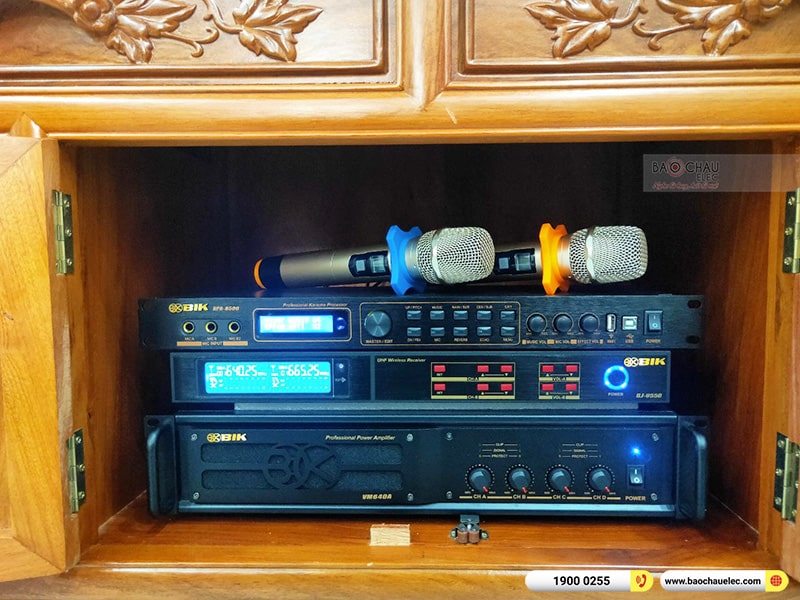 Lắp đặt dàn karaoke trị giá hơn 50 triệu cho anh Thắng tại Hà Nội (BMB 1210SE, BIK BBT-S555, VM620A, BPR-8500, BJ-U550)