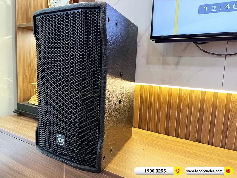 Lắp đặt d&agrave;n karaoke trị gi&aacute; khoảng 115 triệu cho anh T&iacute;nh tại H&agrave; Nội (RCF CMAX 4110, IPS 2700, KX180A, 702ASII, BBS S290D)