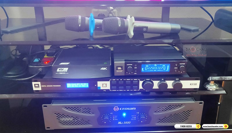 Lắp đặt dàn karaoke trị giá hơn 80 triệu cho anh Tuấn tại Hà Nội (JBL KP4012 G2, Crown XLi3500, JBL KX180A, JBL VM200)