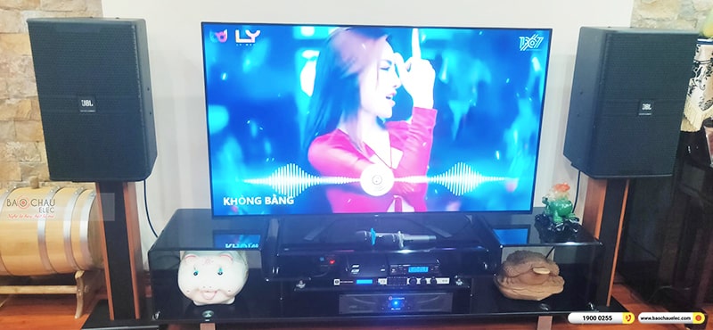 Lắp đặt dàn karaoke trị giá hơn 80 triệu cho anh Tuấn tại Hà Nội (JBL KP4012 G2, Crown XLi3500, JBL KX180A, JBL VM200)
