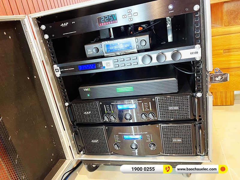 Lắp đặt d&agrave;n karaoke trị gi&aacute; hơn 200 triệu cho anh T&ugrave;ng tại H&agrave; Nội (RCF CMAX 4112, STD 13002, TD10004, KX180A, S8015LP, VM300, 4K Plus 6TB, M&agrave;n 22 inch) 