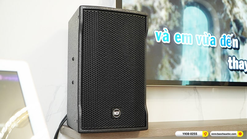 Lắp đặt dàn karaoke trị giá gần 150 triệu cho chị Oanh tại Hà Nội (RCF CMAX 4110, IPS 2700, K9800II Plus, SVS3000, BLX288A/PG58,…) 