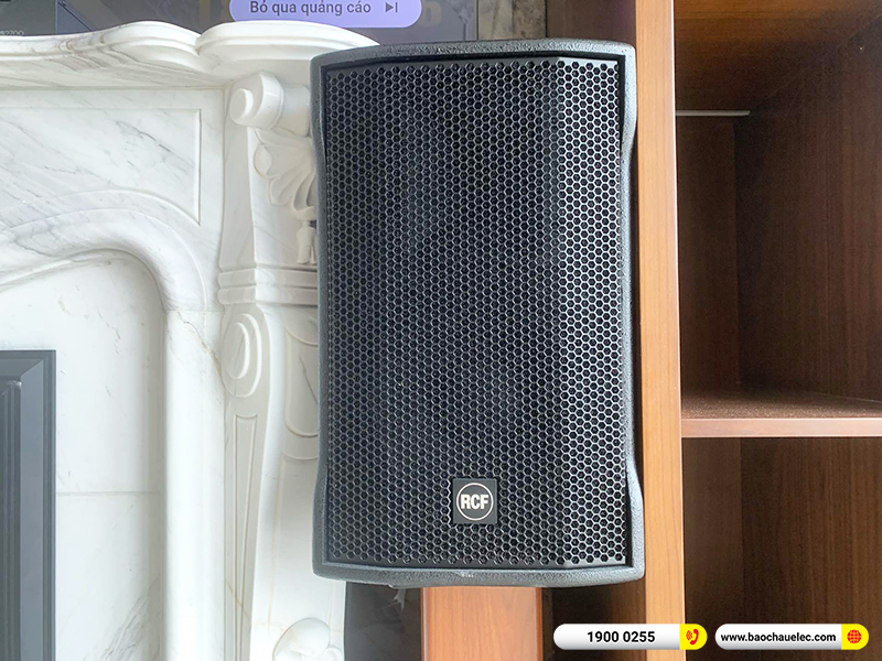 Lắp đặt dàn karaoke trị giá hơn 80 triệu cho chị Thủy tại Hà Nội (RCF CMAX 4110, RCF IPS 2700, KX180A, JBL VM300)