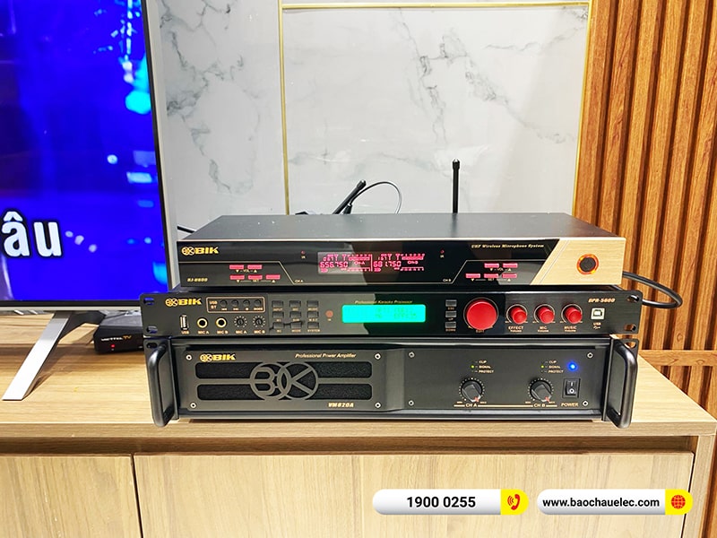 Lắp đặt dàn karaoke trị giá hơn 60 triệu cho anh Hữu tại Hà Nội