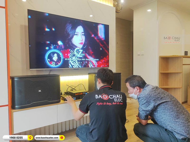 Lắp đặt dàn karaoke gia đình anh Kiên tại Hà Nội