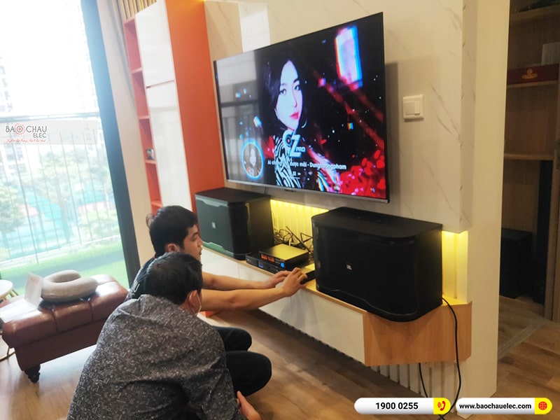 Lắp đặt dàn karaoke gia đình anh Kiên tại Hà Nội