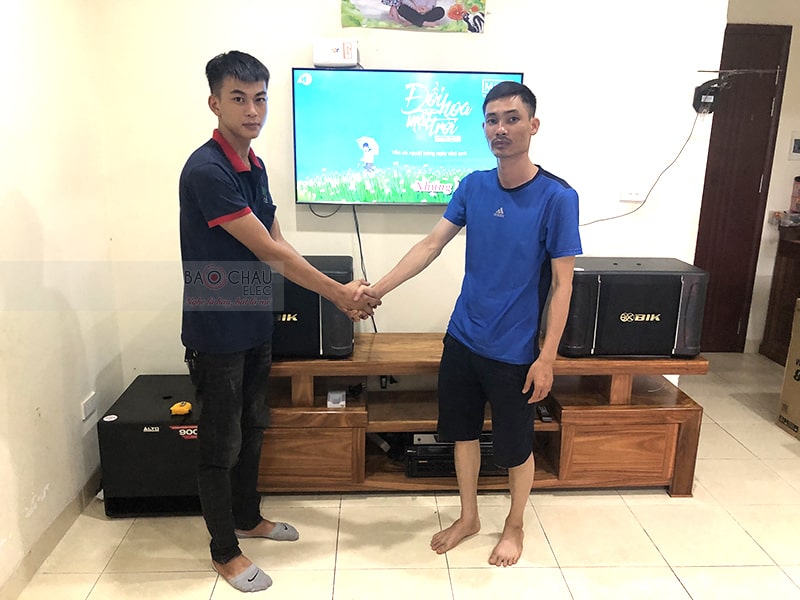 Dàn karaoke gia đình anh Tuệ ở Từ Liêm h6