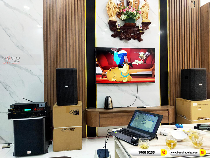 Lắp đặt dàn karaoke gia đình anh Vũ tại Hà Nội