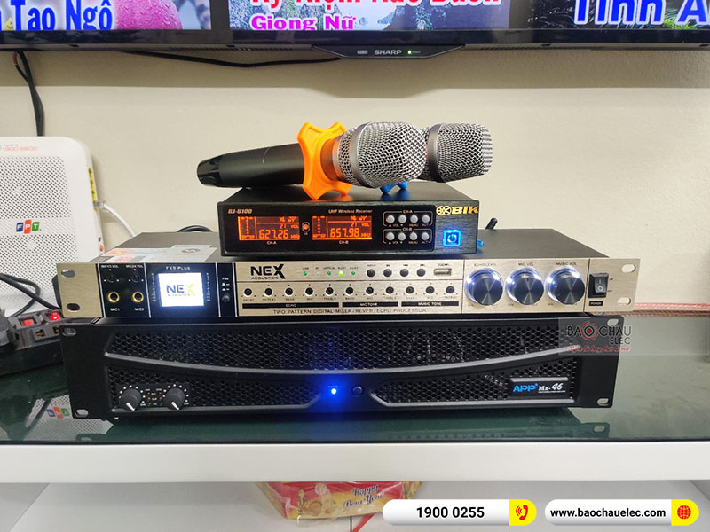 dàn karaoke gia đình chị Hằng
