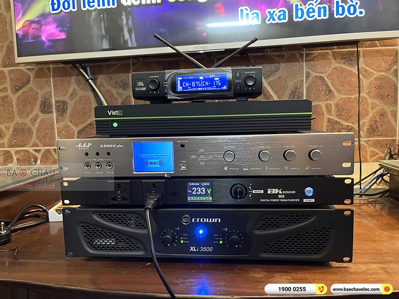 Lắp đặt d&agrave;n karaoke chị Kim Anh tại H&agrave; Nội 