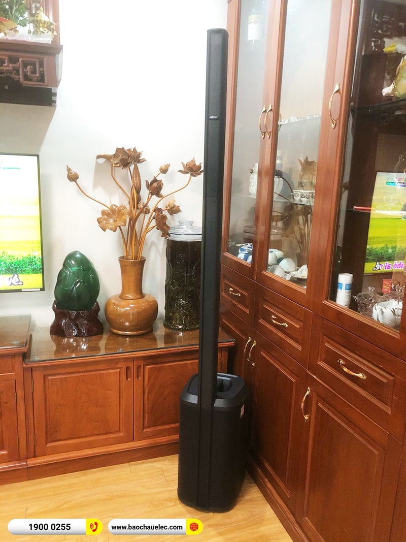 Lắp đặt dàn karaoke, loa Bose di động trị giá khoảng 90 triệu cho chị Hằng tại Hà Nội (Bose L1 Pro8, JBL KX180A,JBL VM300)