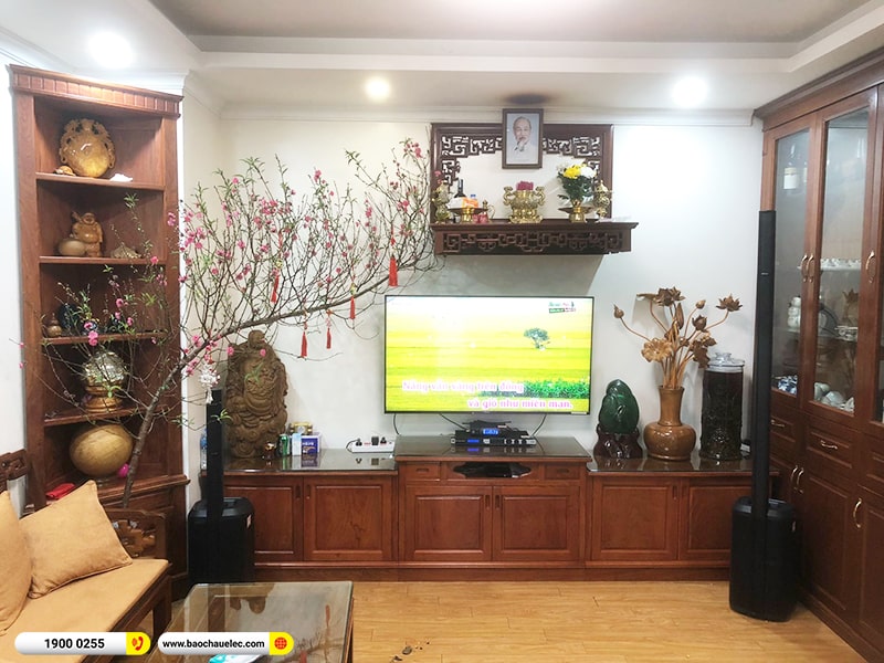 Lắp đặt dàn karaoke, loa Bose di động trị giá khoảng 90 triệu cho chị Hằng tại Hà Nội (Bose L1 Pro8, JBL KX180A,JBL VM300)
